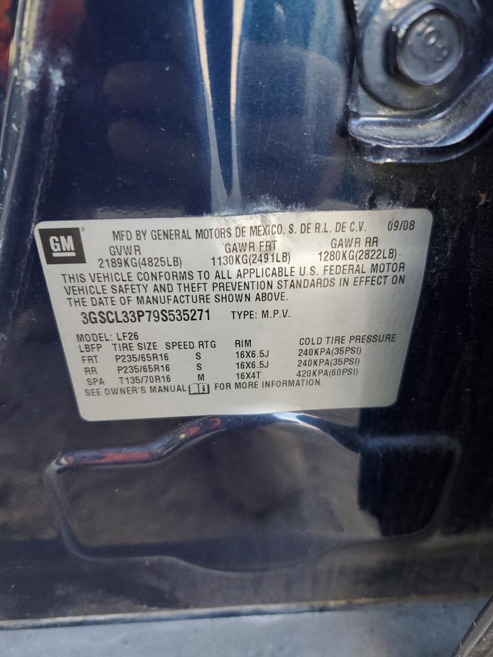 2009 Saturn Vue Xe VIN: 3GSCL33P79S535271 Lot: 71531375