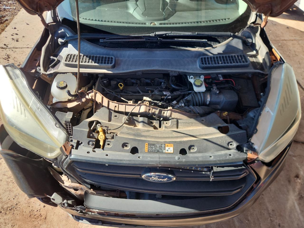 2017 Ford Escape S VIN: 1FMCU0F77HUA50948 Lot: 80824155