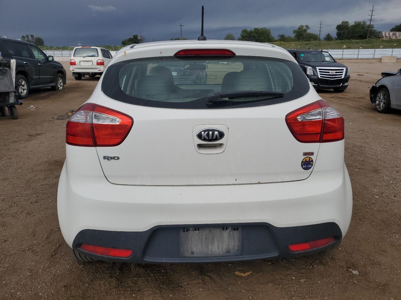 2013 Kia Rio Lx VIN: KNADM5A32D6155600 Lot: 81182105