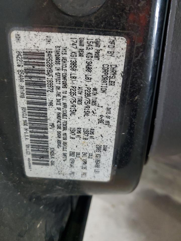 1998 Dodge Durango VIN: 1B4HS28Y8WF189972 Lot: 81495365