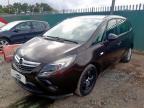 2015 VAUXHALL ZAFIRA EXCLUSIV for sale at Copart WOLVERHAMPTON