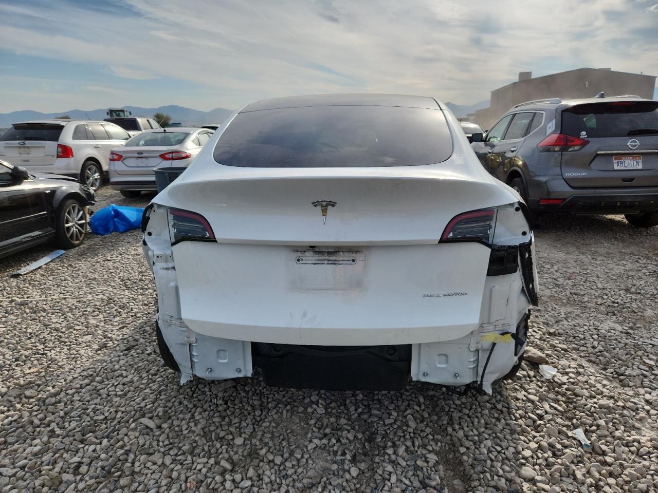 2022 Tesla Model Y VIN: 7SAYGDEE1NF493595 Lot: 71265095