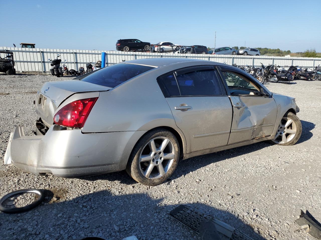 1N4BA41E96C808156 NISSAN MAXIMA 2006 SILVER Photo 3