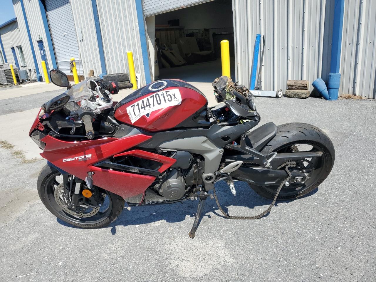 2025 Triumph Motorcycle Daytona 660 red null gasoline SMTL23UF6STBY7192 photo #4