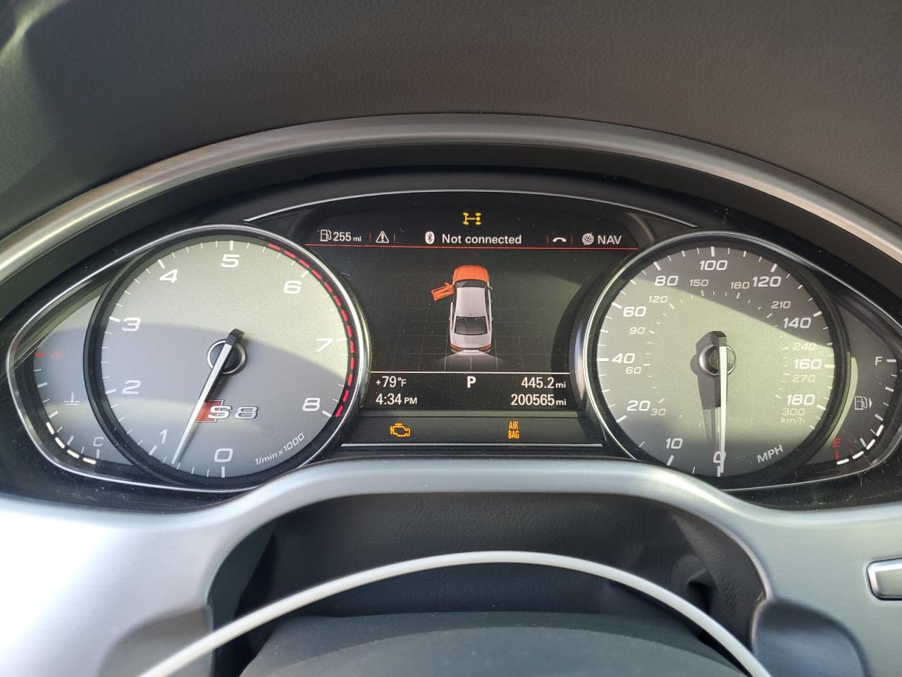 2015 Audi S8 Quattro VIN: WAUK2AFD9FN007802 Lot: 81842895