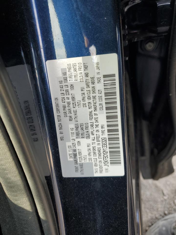 2021 Mazda Cx-5 Touring VIN: JM3KFBCM2M1338329 Lot: 71427045