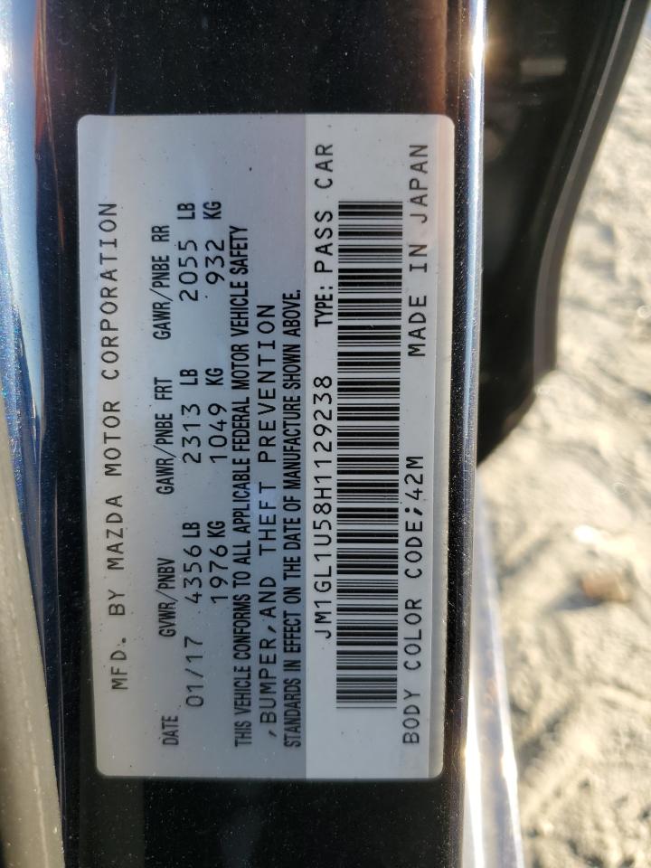 2017 Mazda 6 Sport VIN: JM1GL1U58H1129238 Lot: 80361875