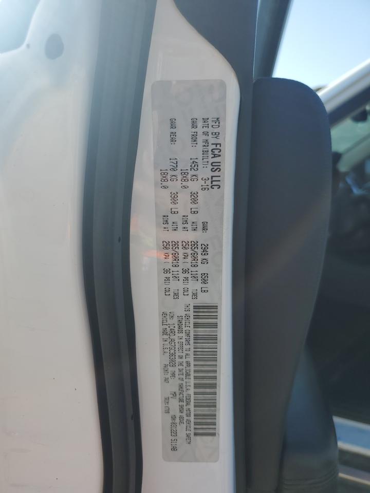 2016 Dodge Durango Sxt VIN: 1C4RDJAG7GC363028 Lot: 81083425