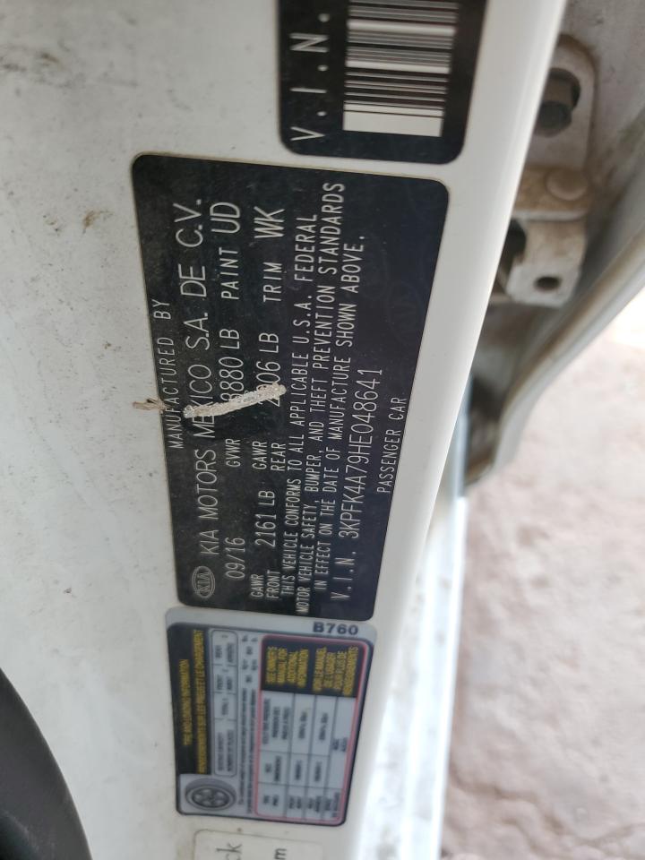 2017 Kia Forte Lx VIN: 3KPFK4A79HE048641 Lot: 81906155