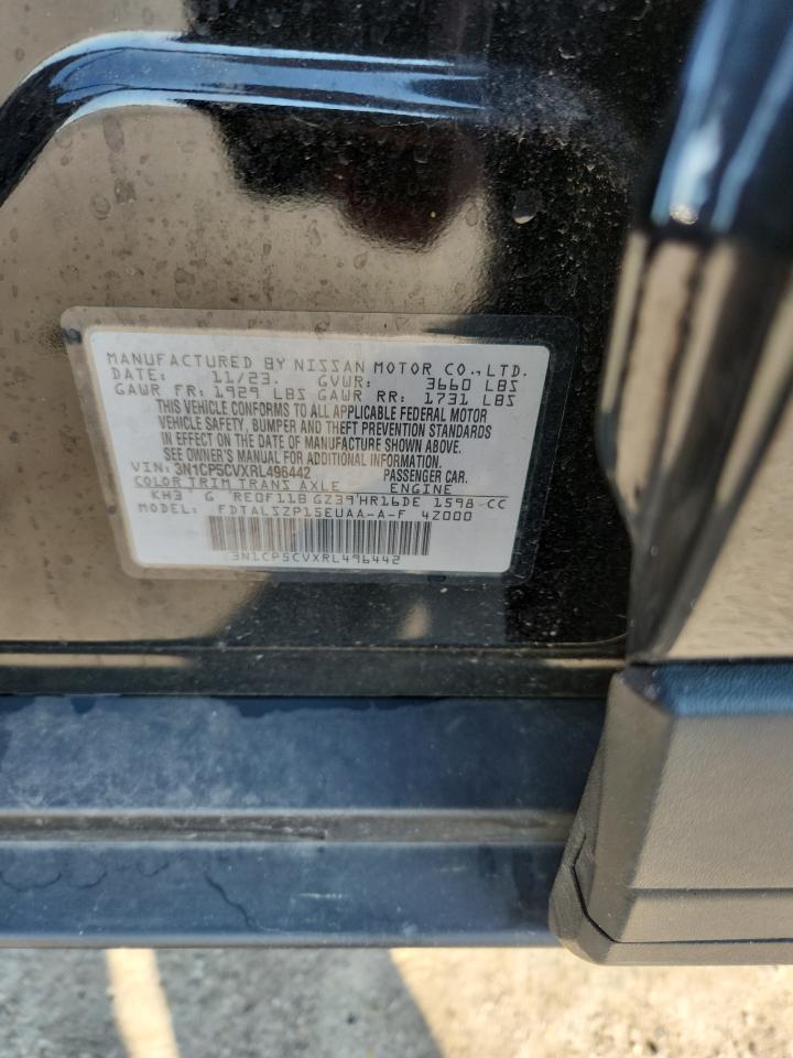 2024 Nissan Kicks Sv VIN: 3N1CP5CVXRL496442 Lot: 84236945