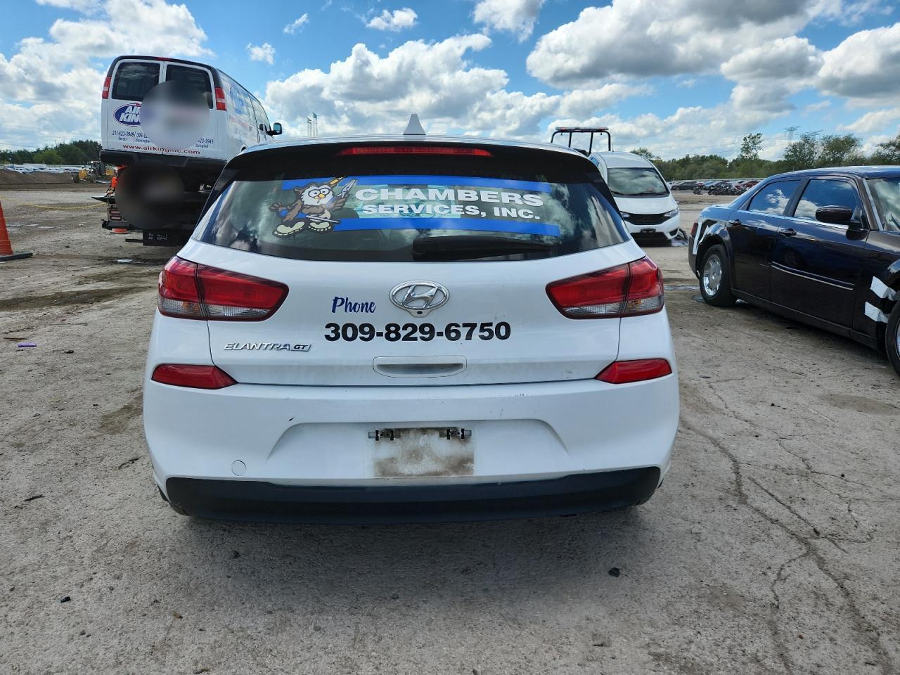 2019 Hyundai Elantra Gt VIN: KMHH35LE0KU117535 Lot: 70006265