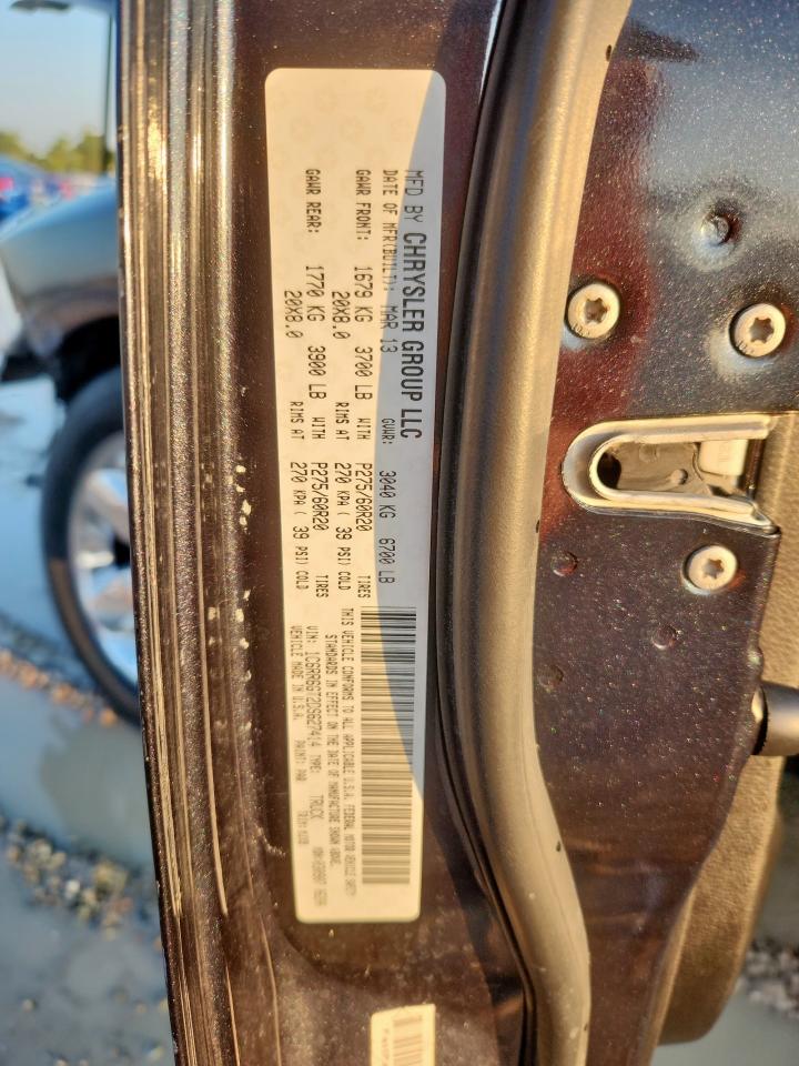 2013 Ram 1500 Slt VIN: 1C6RR6GT2DS627414 Lot: 71686895