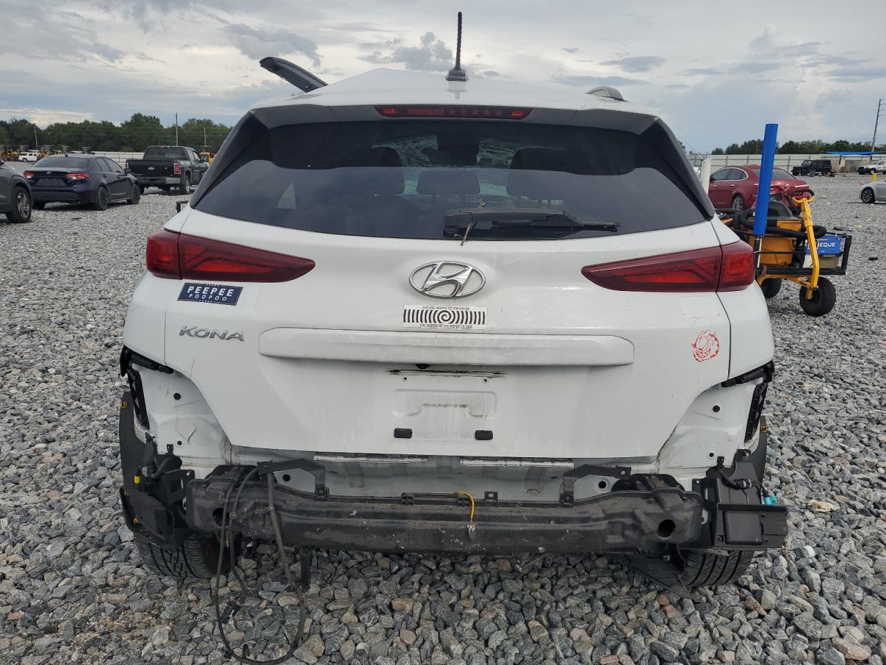 2021 Hyundai Kona Sel VIN: KM8K22AA8MU600359 Lot: 81765615