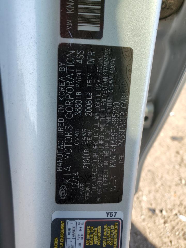 2015 Kia Forte Lx VIN: KNAFX4A69F5385230 Lot: 81434335