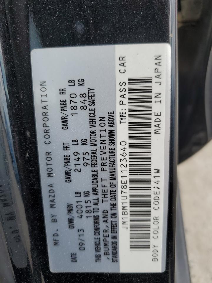 2014 Mazda 3 Sport VIN: JM1BM1U78E1123640 Lot: 80616085