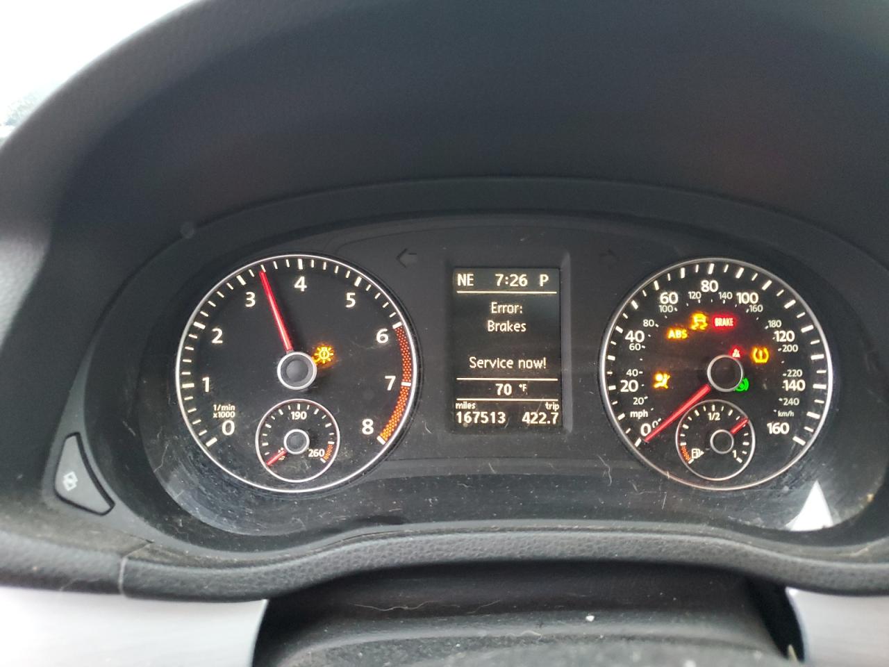 2012 Volkswagen Passat Se VIN: 1VWBH7A39CC029726 Lot: 81746465