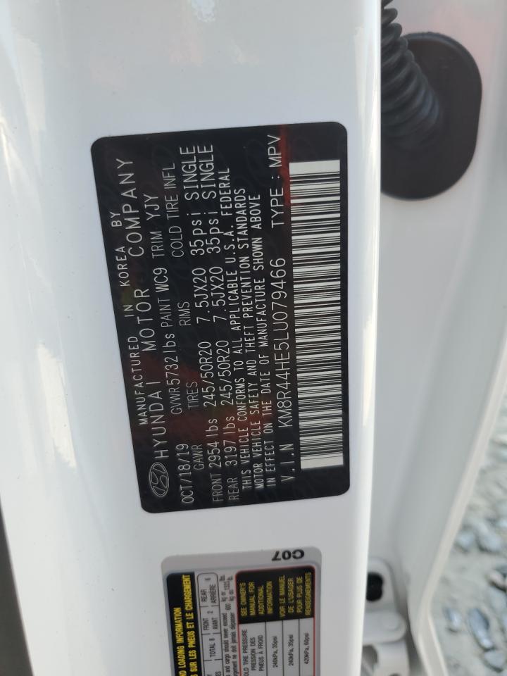 2020 Hyundai Palisade Sel VIN: KM8R44HE5LU079466 Lot: 81627395