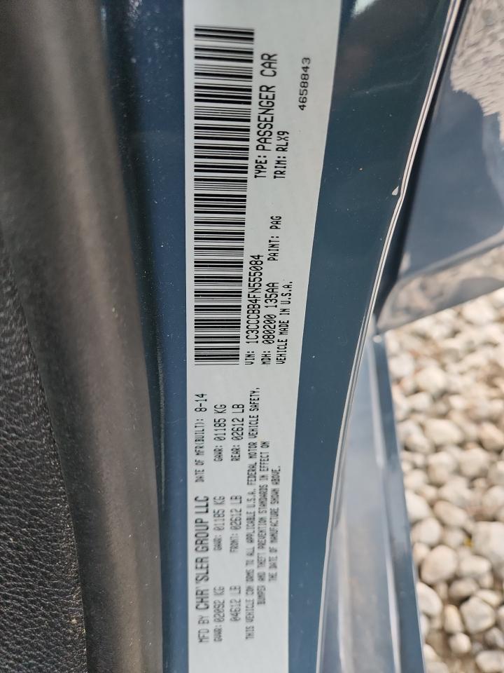 2015 Chrysler 200 S VIN: 1C3CCCBB4FN555084 Lot: 81048105