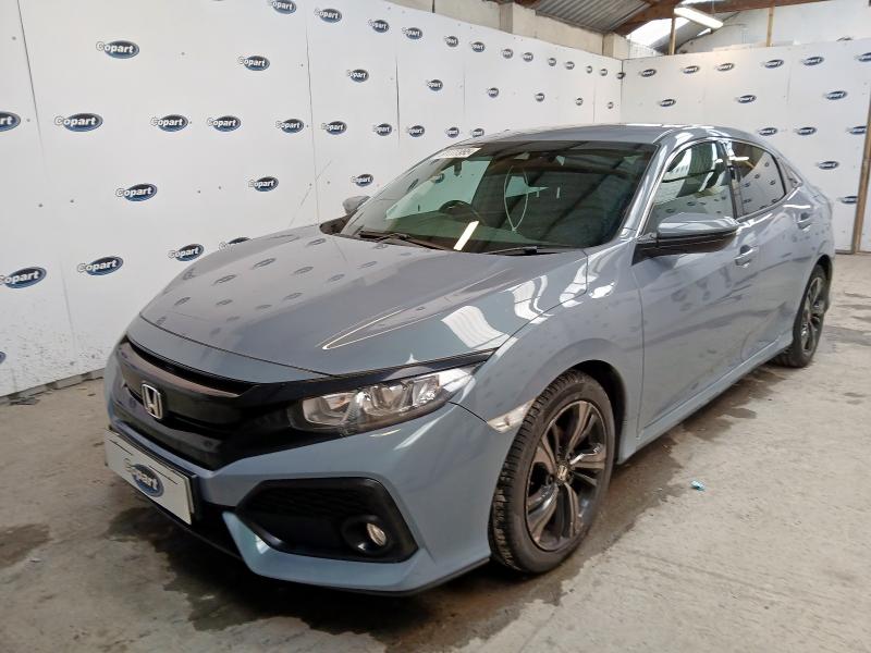 2019 HONDA CIVIC SR VTEC 1.0 VTEC TURBO 126 SR 5DR for sale at Copart BELFAST