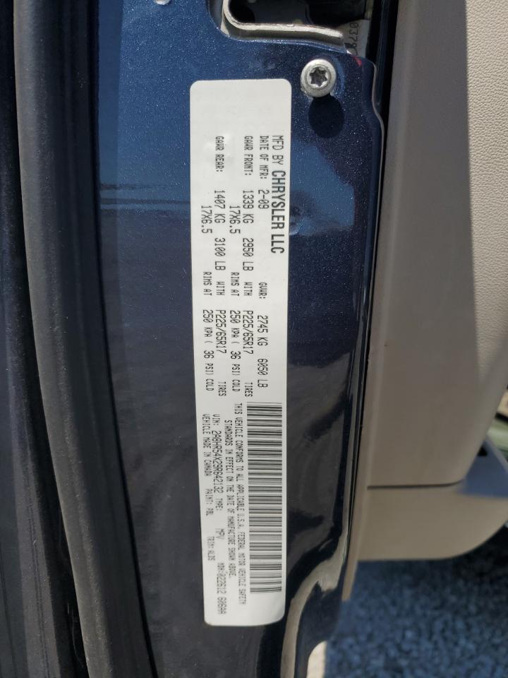 2009 Chrysler Town & Country Touring VIN: 2A8HR54X29R642132 Lot: 71858975