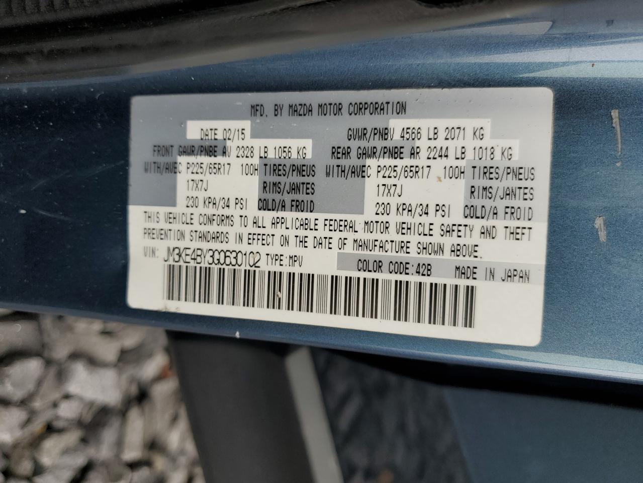 2016 Mazda Cx-5 Sport VIN: JM3KE4BY3G0630102 Lot: 81326485