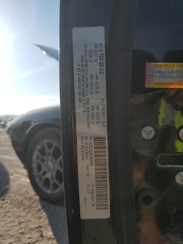 2017 Dodge Challenger Gt VIN: 2C3CDZGG4HH624954 Lot: 83934965