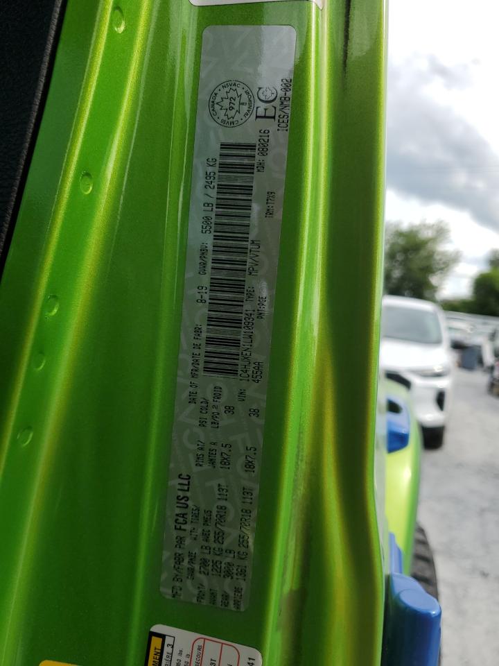 2020 Jeep Wrangler Unlimited Sahara VIN: 1C4HJXEN1LW109341 Lot: 71735235