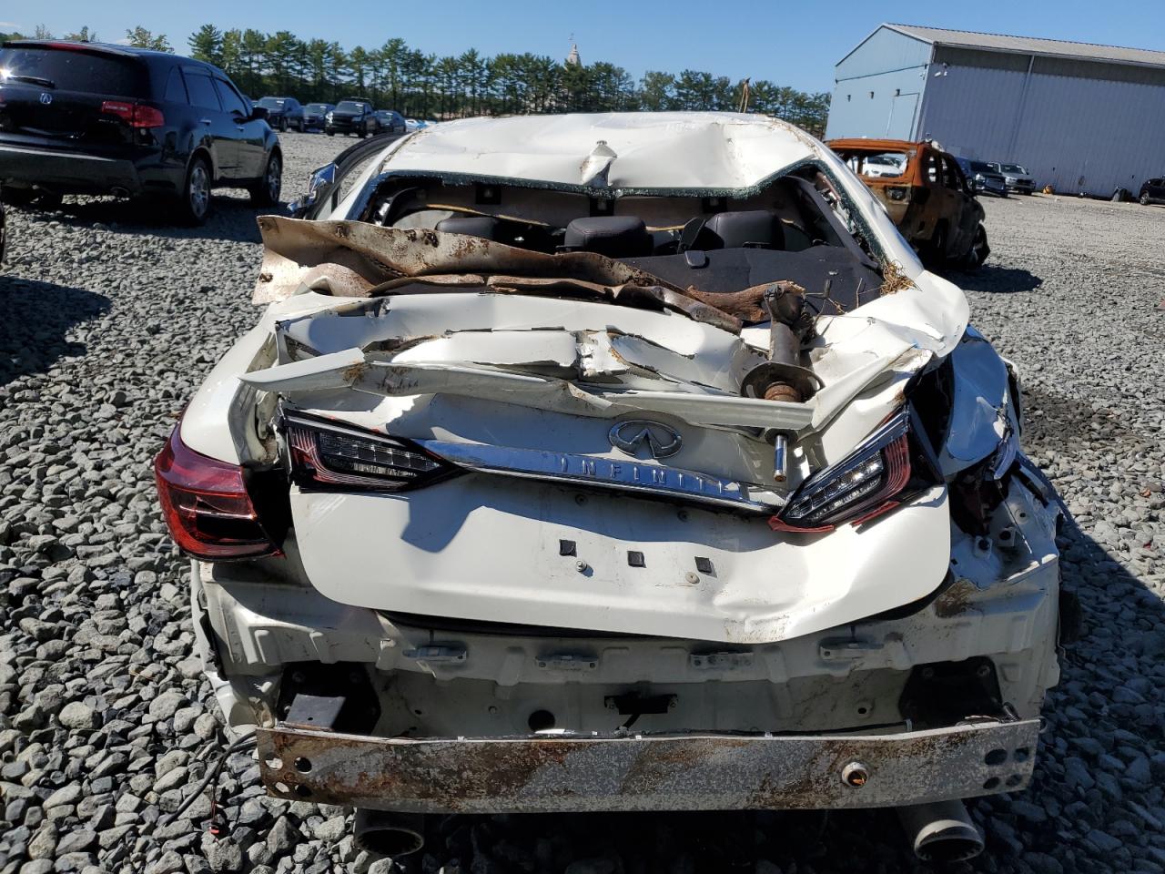 2018 Infiniti Q50 Red Sport 400 VIN: JN1FV7AR7JM480679 Lot: 71869225