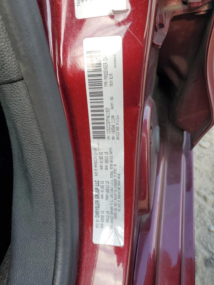 2015 Chrysler 200 C VIN: 1C3CCCCB7FN611937 Lot: 71101145