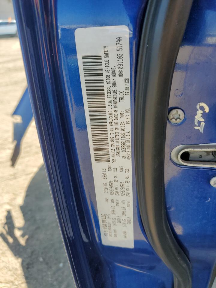 2016 Ram 1500 Slt VIN: 1C6RR6LT1GS101124 Lot: 72087915