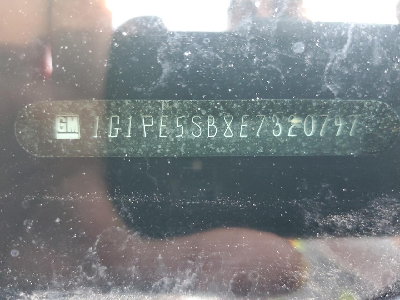 2014 Chevrolet Cruze Lt VIN: 1G1PE5SB8E7320797 Lot: 80070785