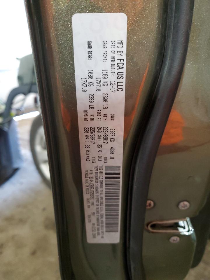 2018 Jeep Compass Latitude VIN: 3C4NJDBB7JT255791 Lot: 71089885