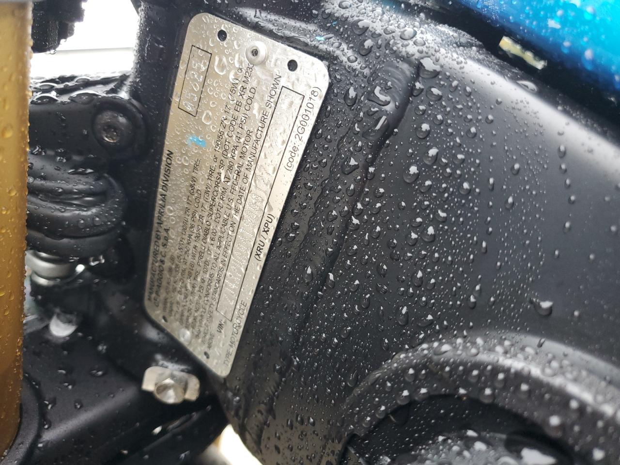 2026 Aprilia Rsv4 1100 VIN: ZD4XPUA04TS000127 Lot: 82055695