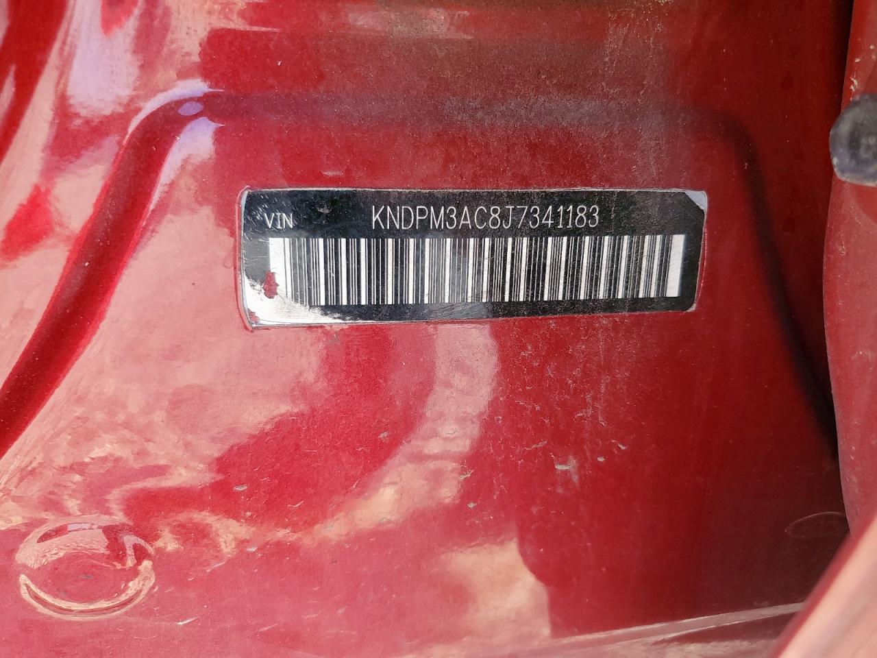2018 Kia Sportage Lx VIN: KNDPM3AC8J7341183 Lot: 80271705