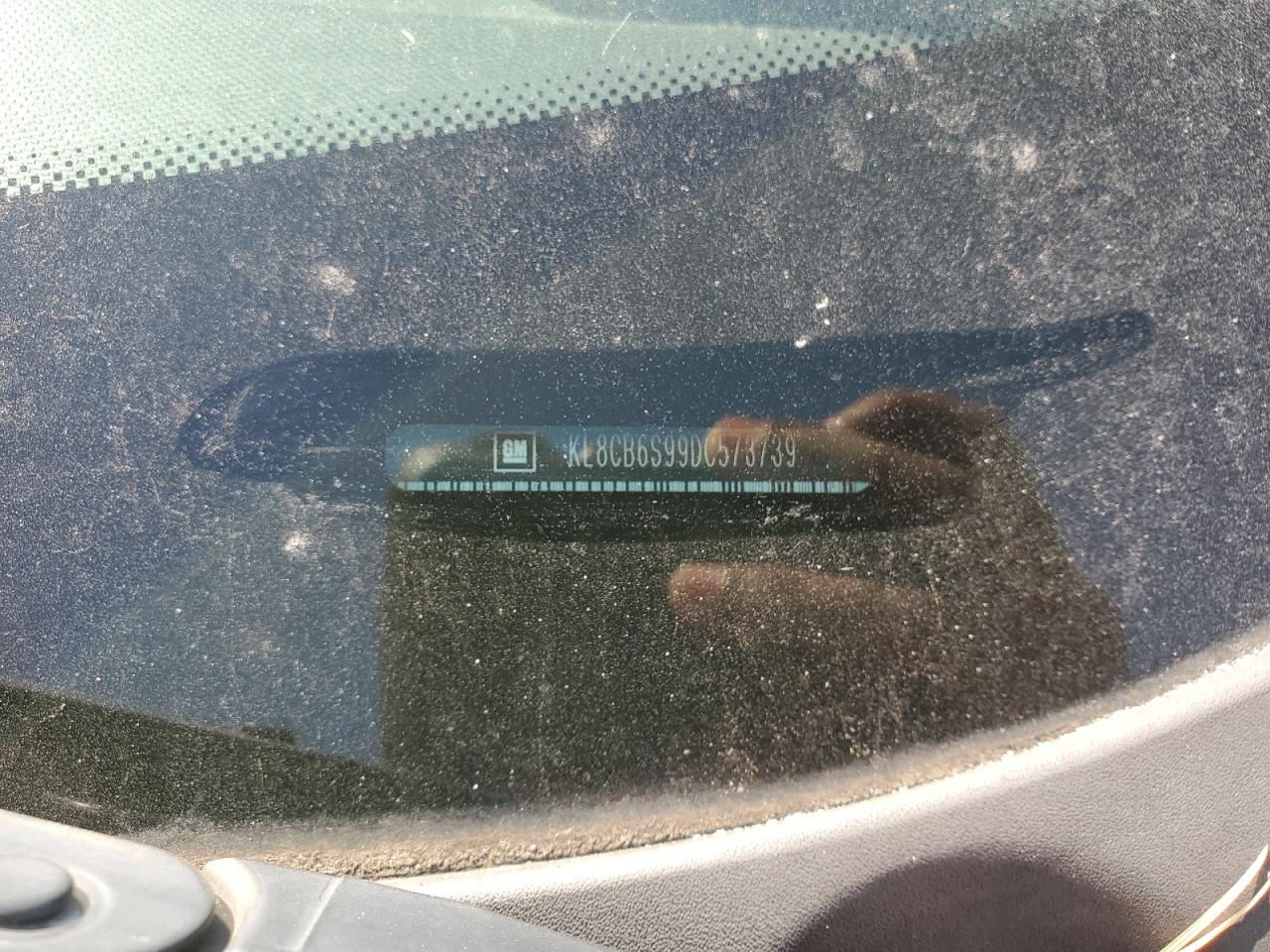 2013 Chevrolet Spark Ls VIN: KL8CB6S99DC573739 Lot: 80855055