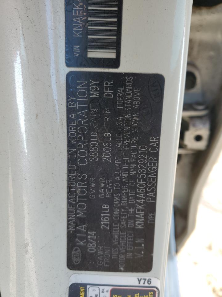 2015 Kia Forte Lx VIN: KNAFK4A60F5329210 Lot: 80677255