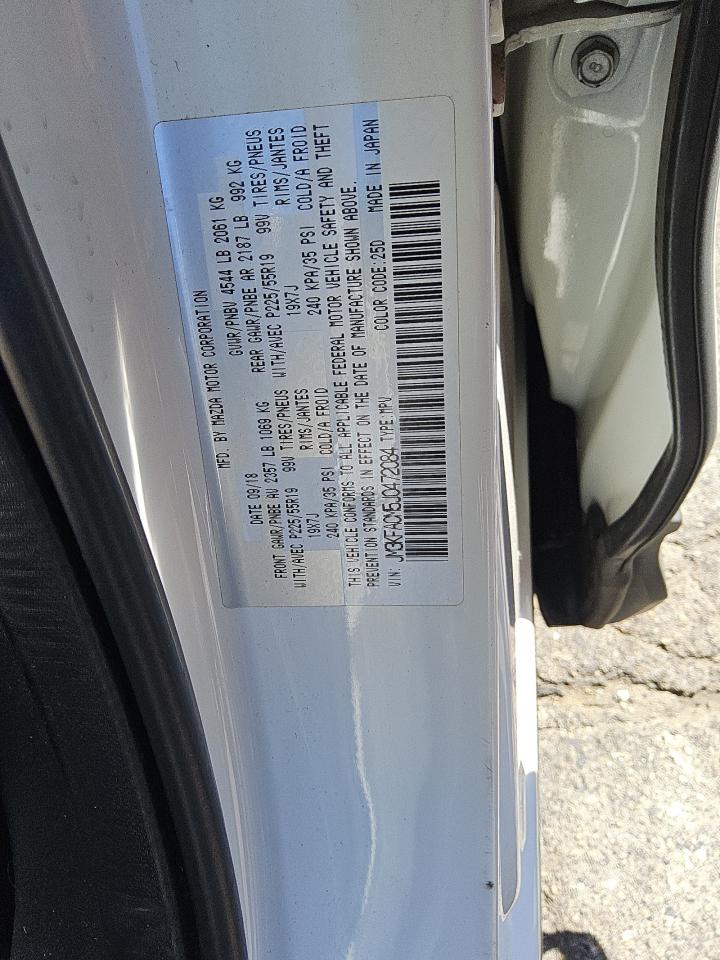 2018 Mazda Cx-5 Touring VIN: JM3KFACM5J0472084 Lot: 68957045