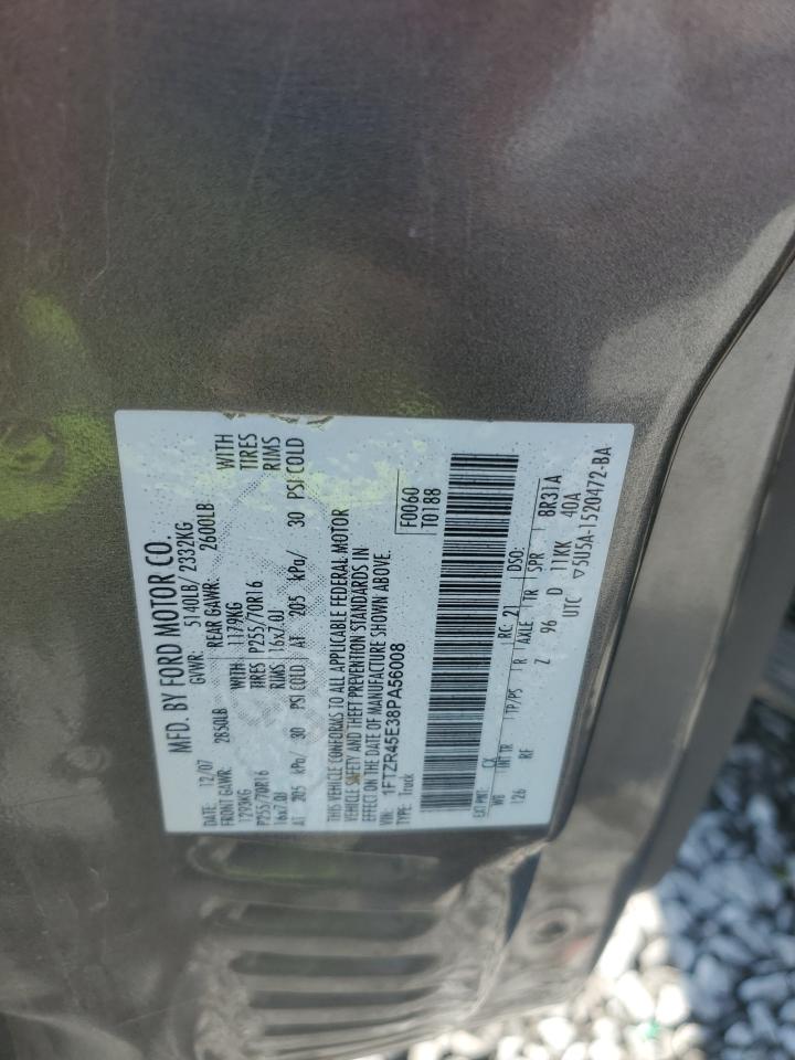 2008 Ford Ranger Super Cab VIN: 1FTZR45E38PA56008 Lot: 80637415