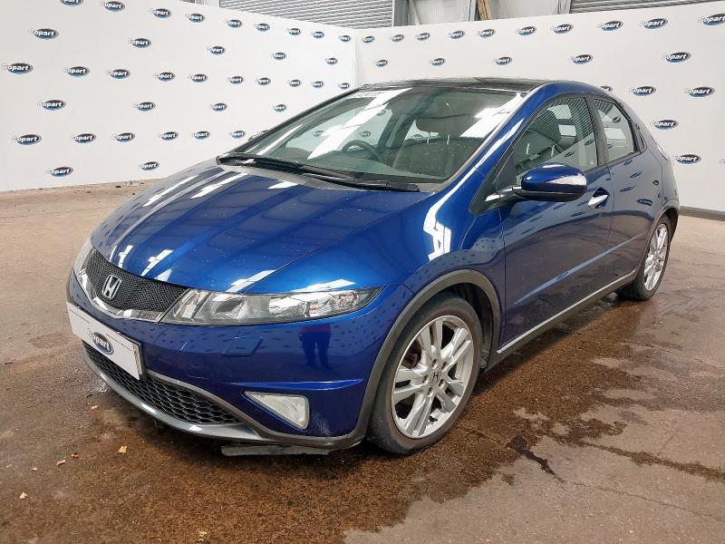 2009 HONDA CIVIC EX GT I-VTEC 1.8 I-VTEC EX GT 5DR for sale at Copart NEWBURY