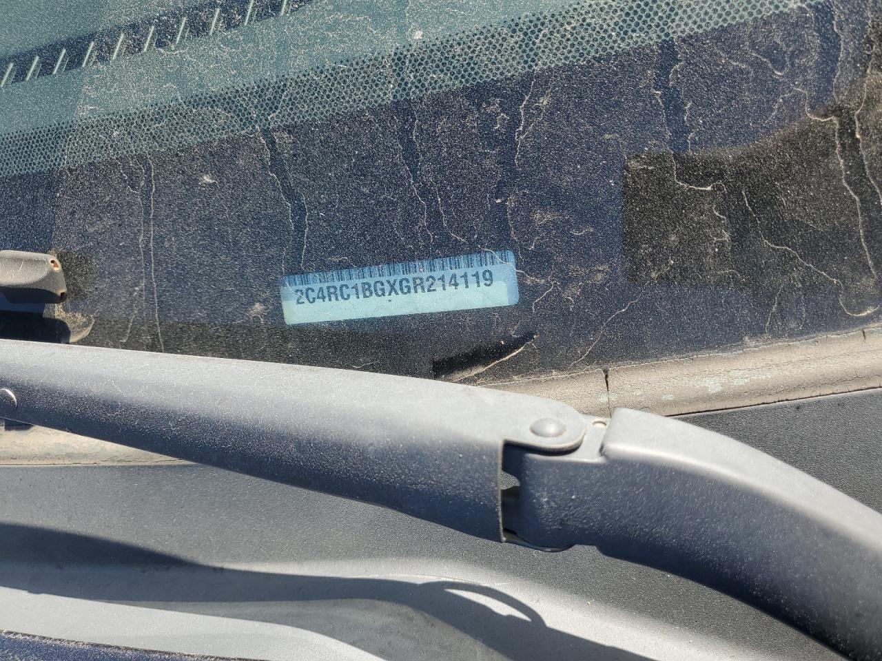 2016 Chrysler Town & Country Touring VIN: 2C4RC1BGXGR214119 Lot: 69645165