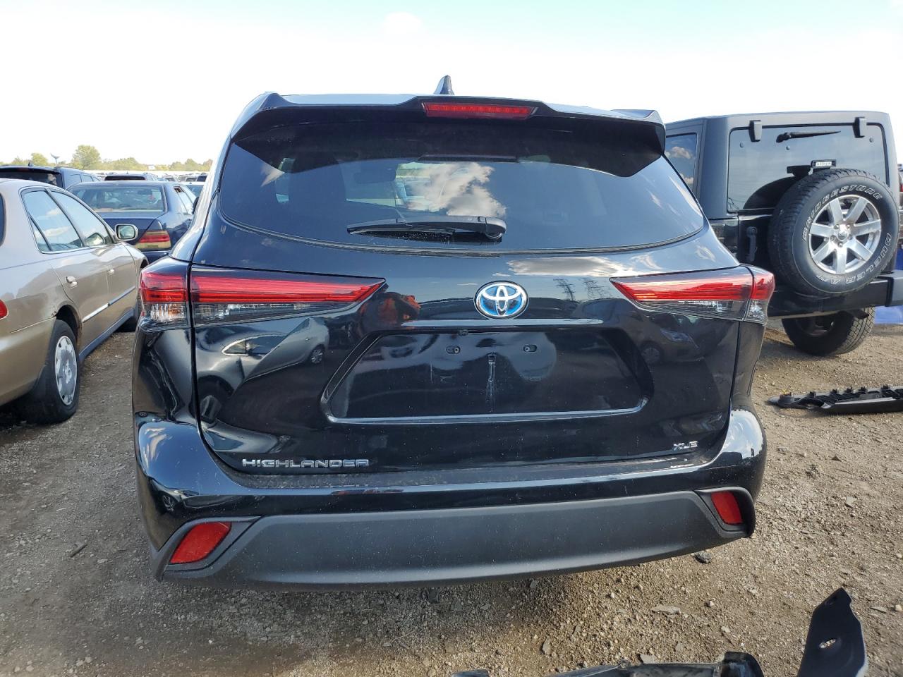 2021 Toyota Highlander Hybrid Xle VIN: 5TDHARAH8MS011923 Lot: 81606685