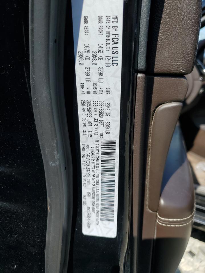 2019 Jeep Grand Cherokee Overland VIN: 1C4RJFCG6KC647035 Lot: 71263285