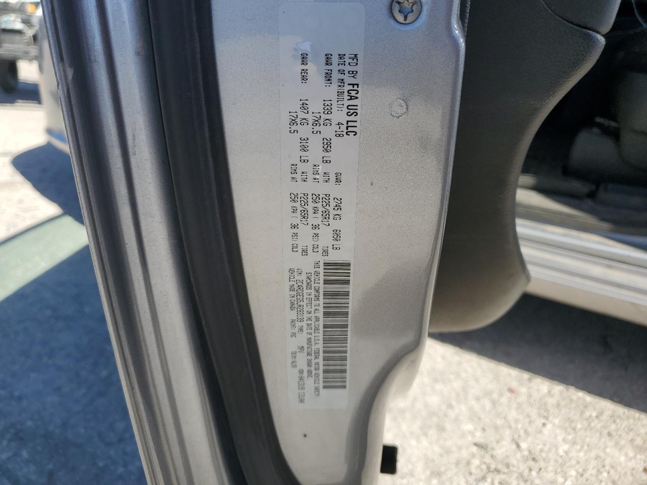 2018 Dodge Grand Caravan Gt VIN: 2C4RDGEG5JR283139 Lot: 84427645