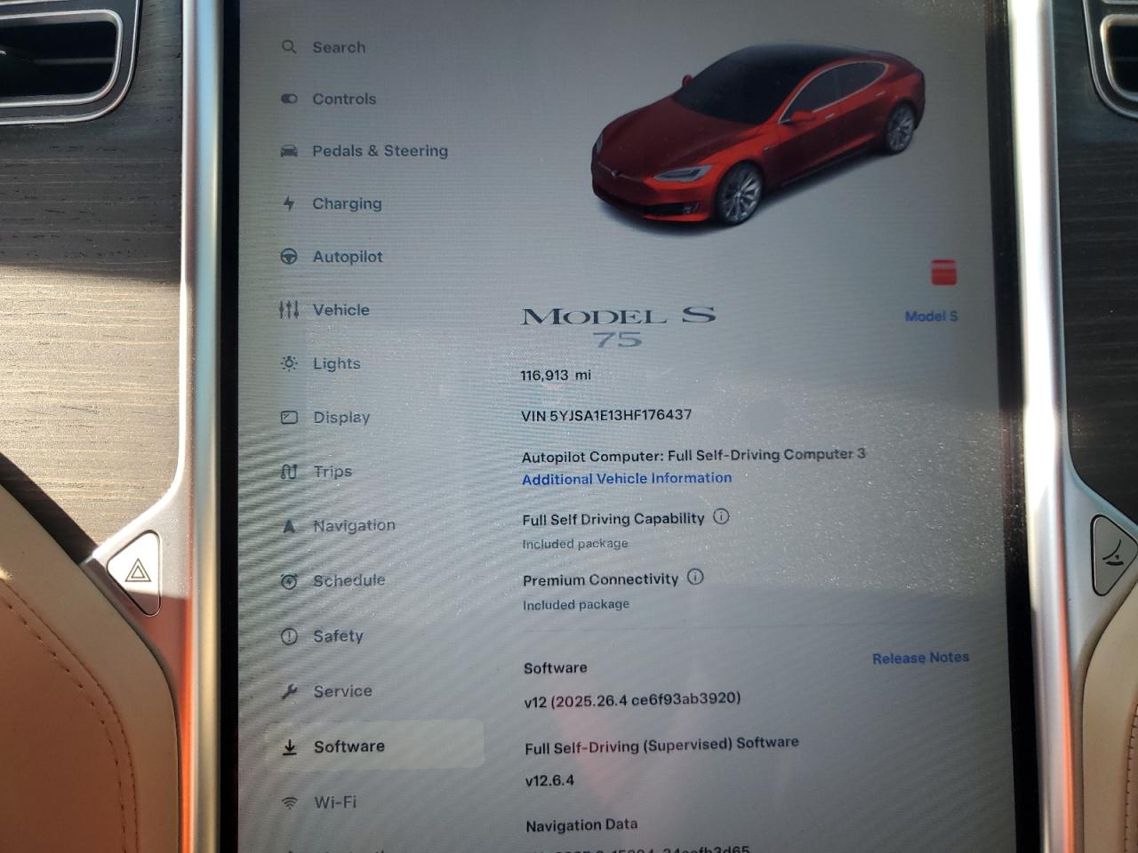 2017 Tesla Model S VIN: 5YJSA1E13HF176437 Lot: 69819345