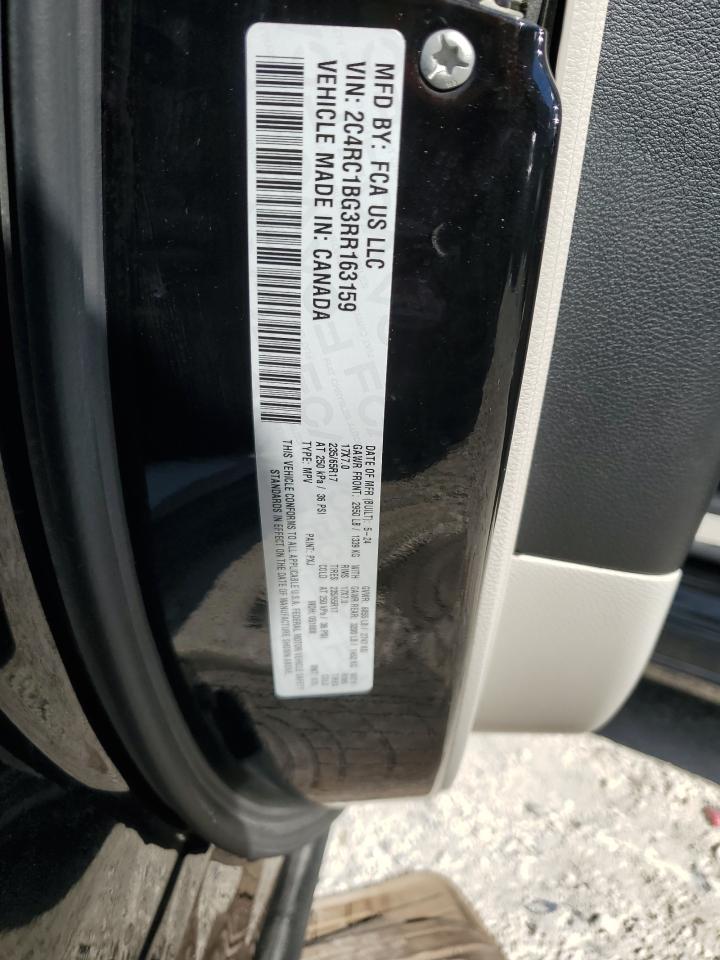 2024 Chrysler Pacifica Touring L VIN: 2C4RC1BG3RR163159 Lot: 81298585