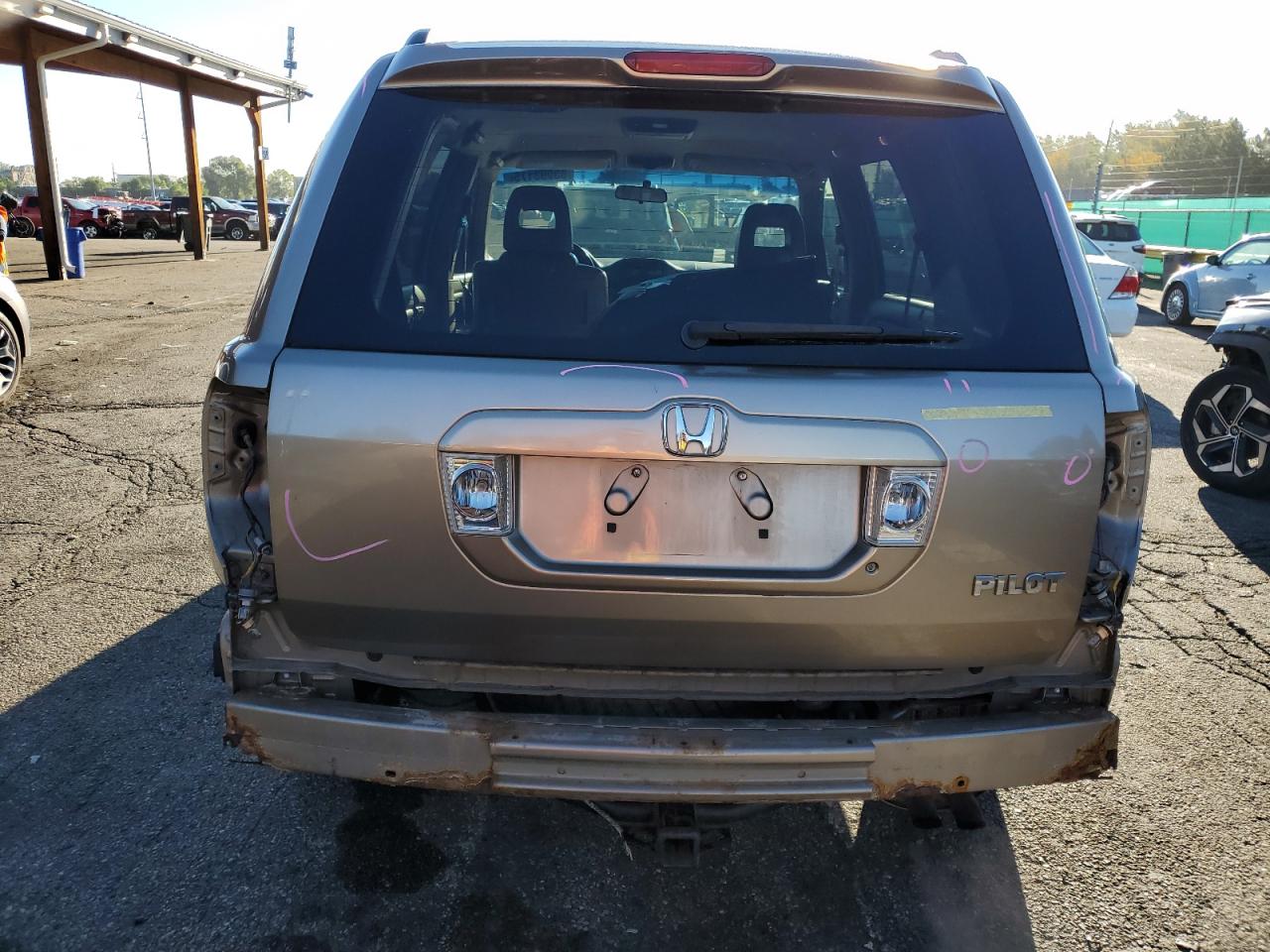 2004 Honda Pilot Exl VIN: 2HKYF186X4H531506 Lot: 83993175