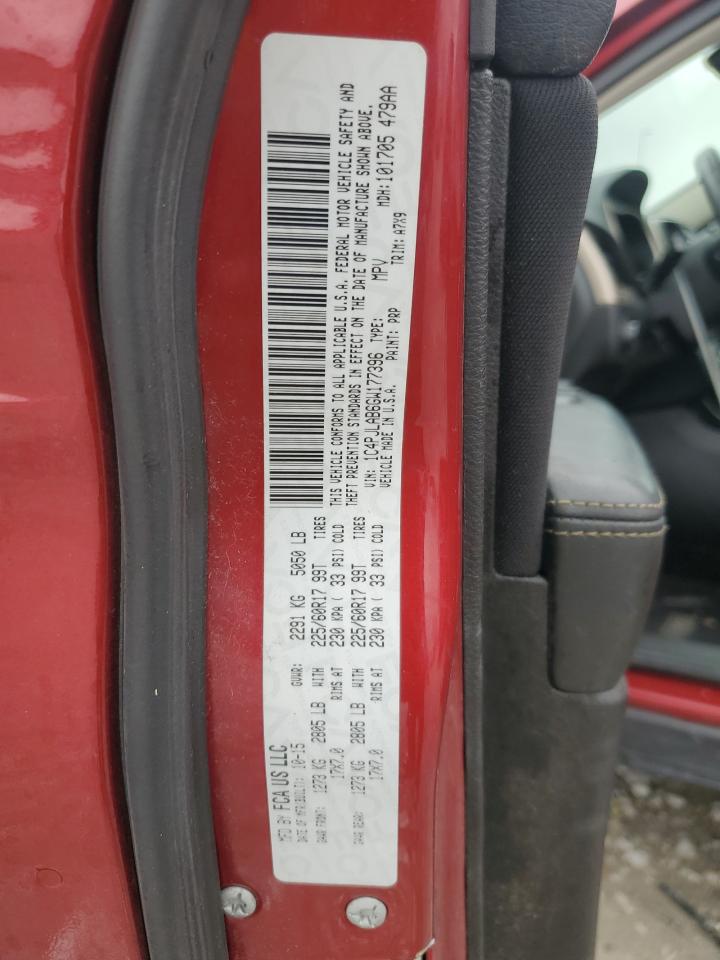 2016 Jeep Cherokee Sport VIN: 1C4PJLAB6GW177396 Lot: 83850805