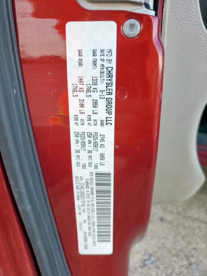 2014 Chrysler Town & Country Touring VIN: 2C4RC1BG6ER178748 Lot: 80683555