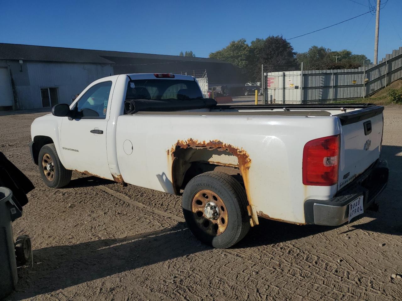 2008 Chevrolet Silverado C1500 white null gasoline 1GCEC14X78Z225209 photo #3
