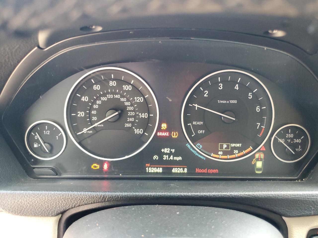 2015 BMW 328 Xi VIN: WBA3B3G59FNR89418 Lot: 80554855